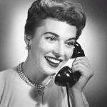 woman-vintage-phone